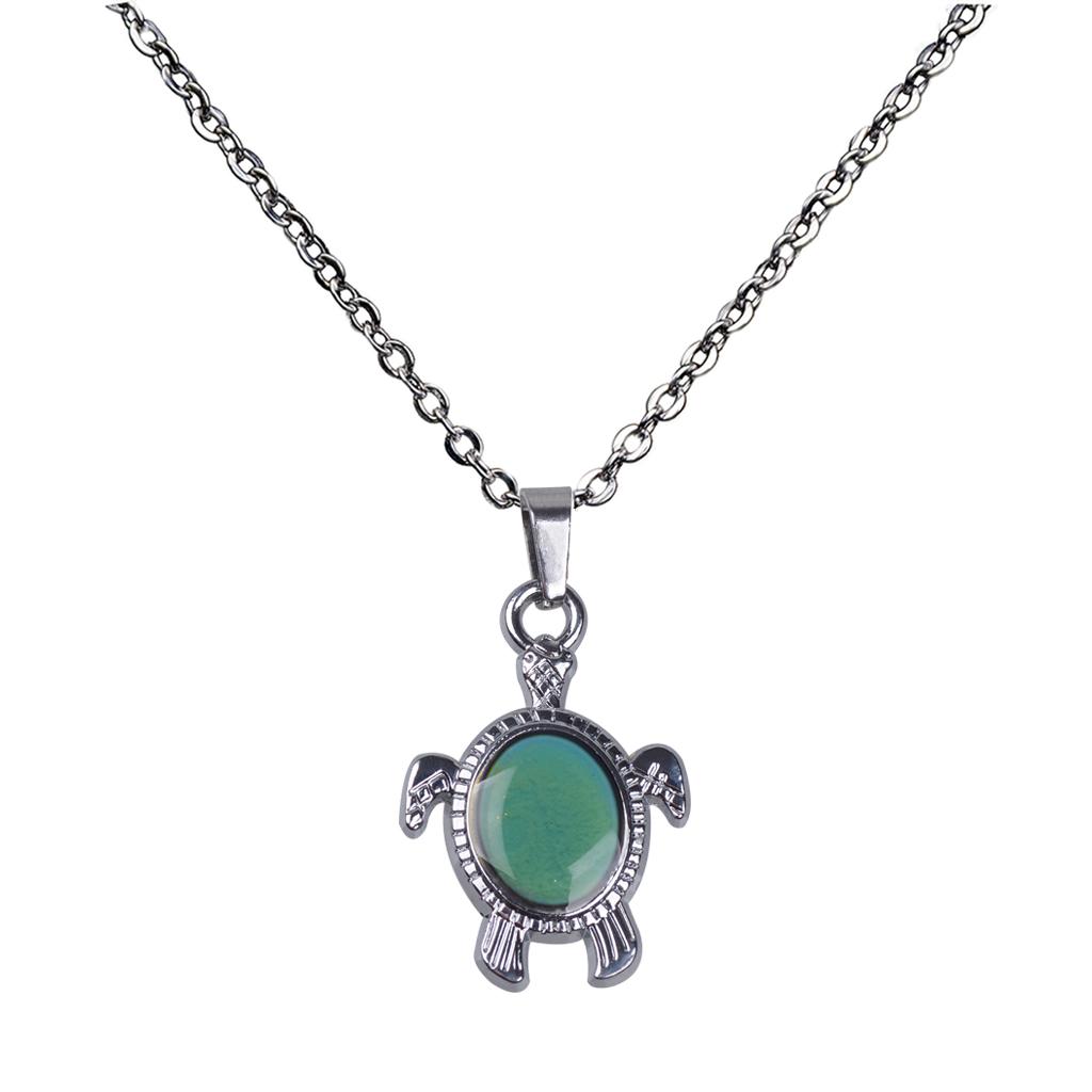Cute Animal Sea Turtle Pendant Color Change Emotion Mood