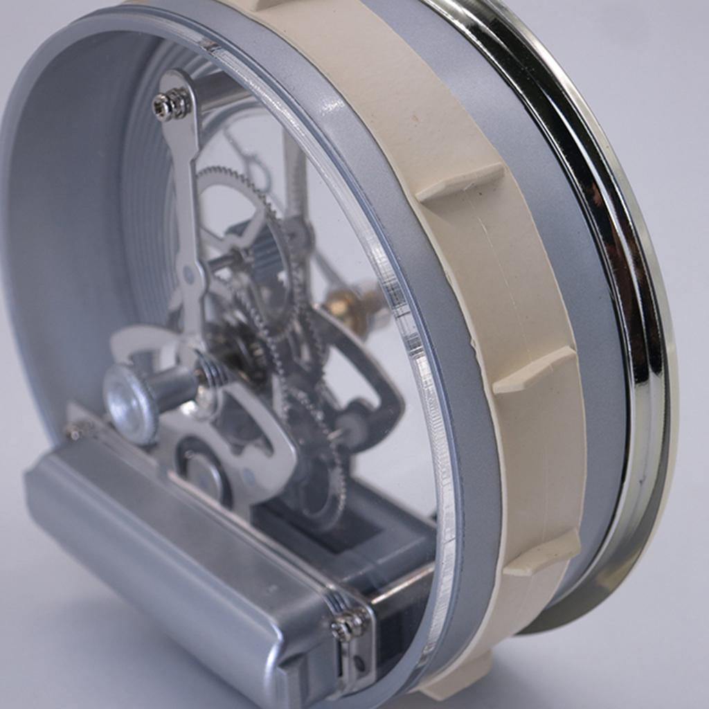 2 Pieces Dial Roman Numeral Watch Quartz Clock Insert Movement DIY Parts