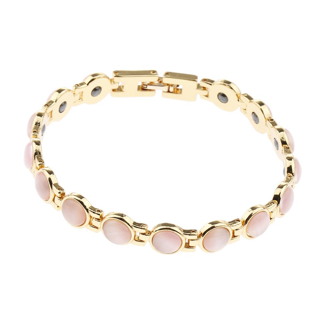 Women Alloy Bangle Star Charm Bracelet Fashion Jewelry Chains Pink