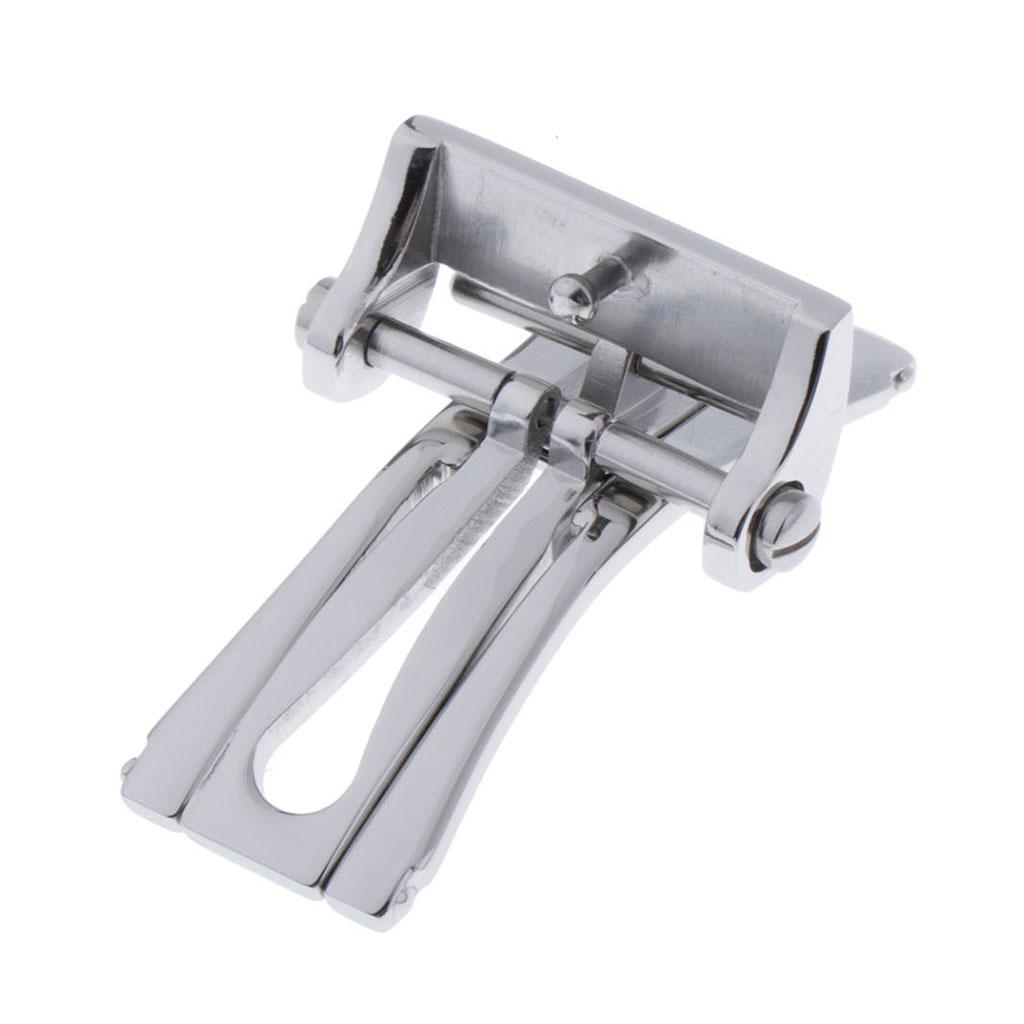 3xStainless Steel Deployment Butterfly Buckle Clasp for Watch Strap 20mm