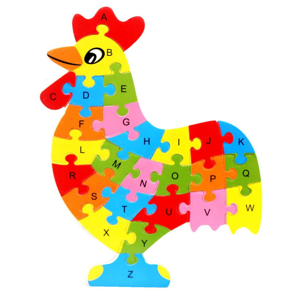 Alphabet Puzzle Educational Toys - Chicken