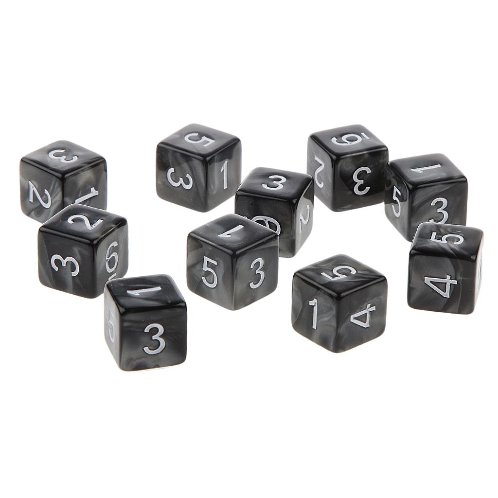 30 pcs Six Sided Dice D6 Playing RPG Party Games Dice