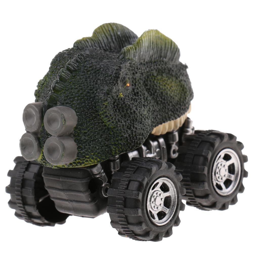 5 Options Vivid Animal Dinosaurs Figures Pull Back Cars Jurassic Toys Kids Gifts