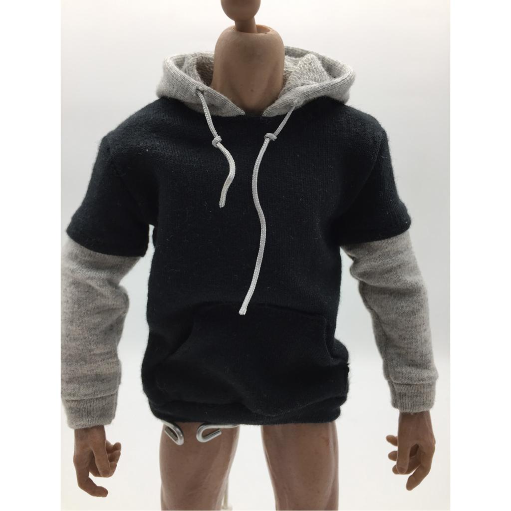 1//6 Scale Male Figure Body Clothes Hoodies Pullover 3 Colors F 12 Action Figure