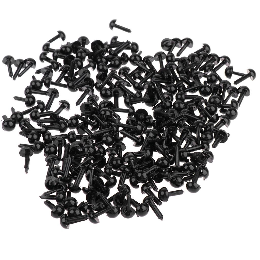 200pc Safety Eyes for Bear Making Soft Plush Toy Animal Doll Puppet Amigurumi