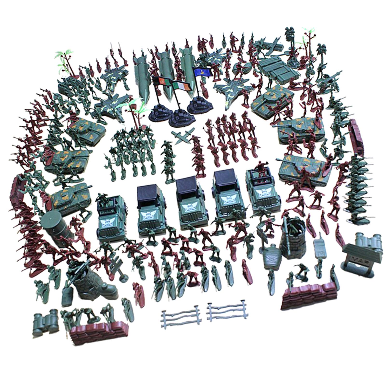 Plastic Soldier Playset 4cm