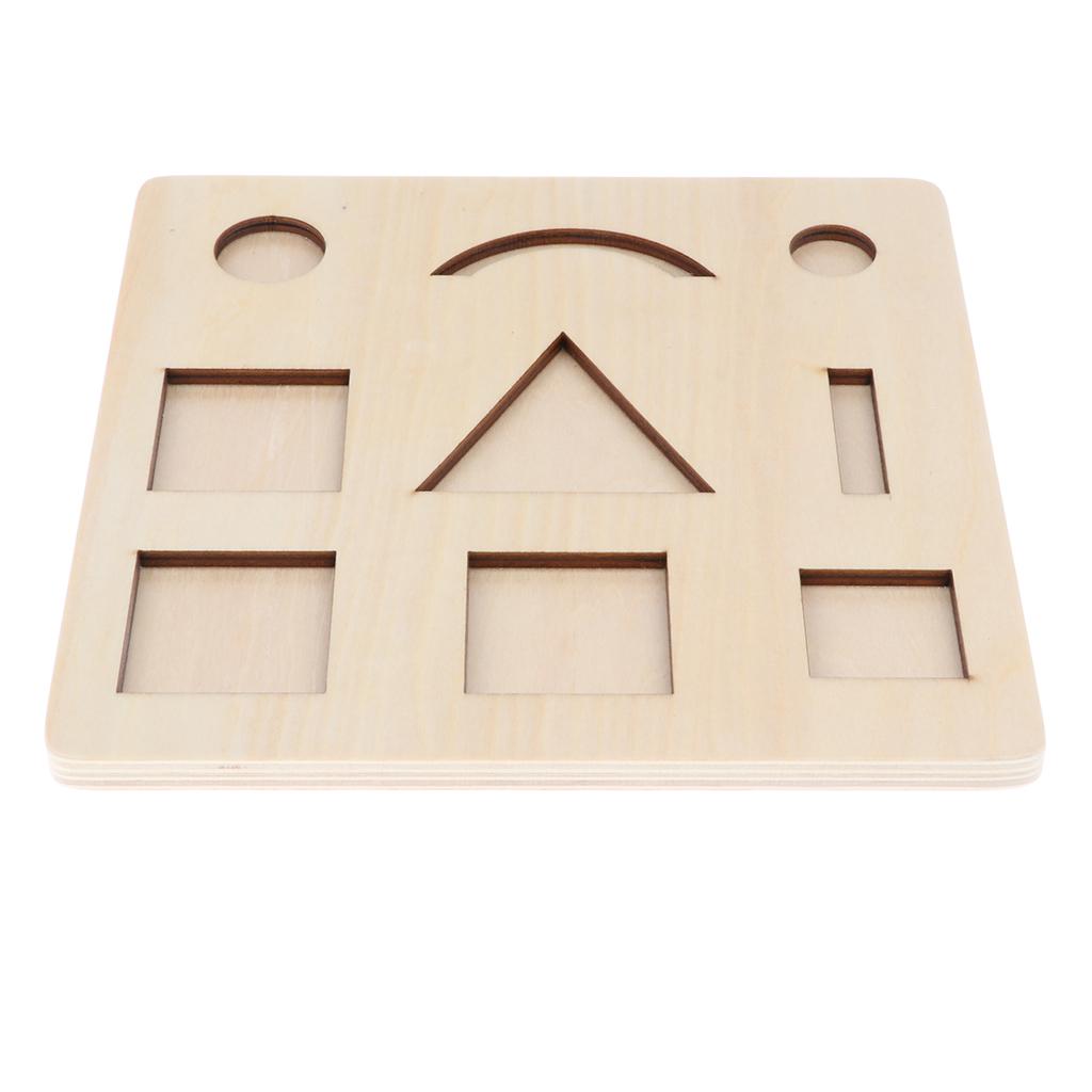 2xLanguage Montessori Material - Solid Grammar Symbols with Cut-Out Tray Toy