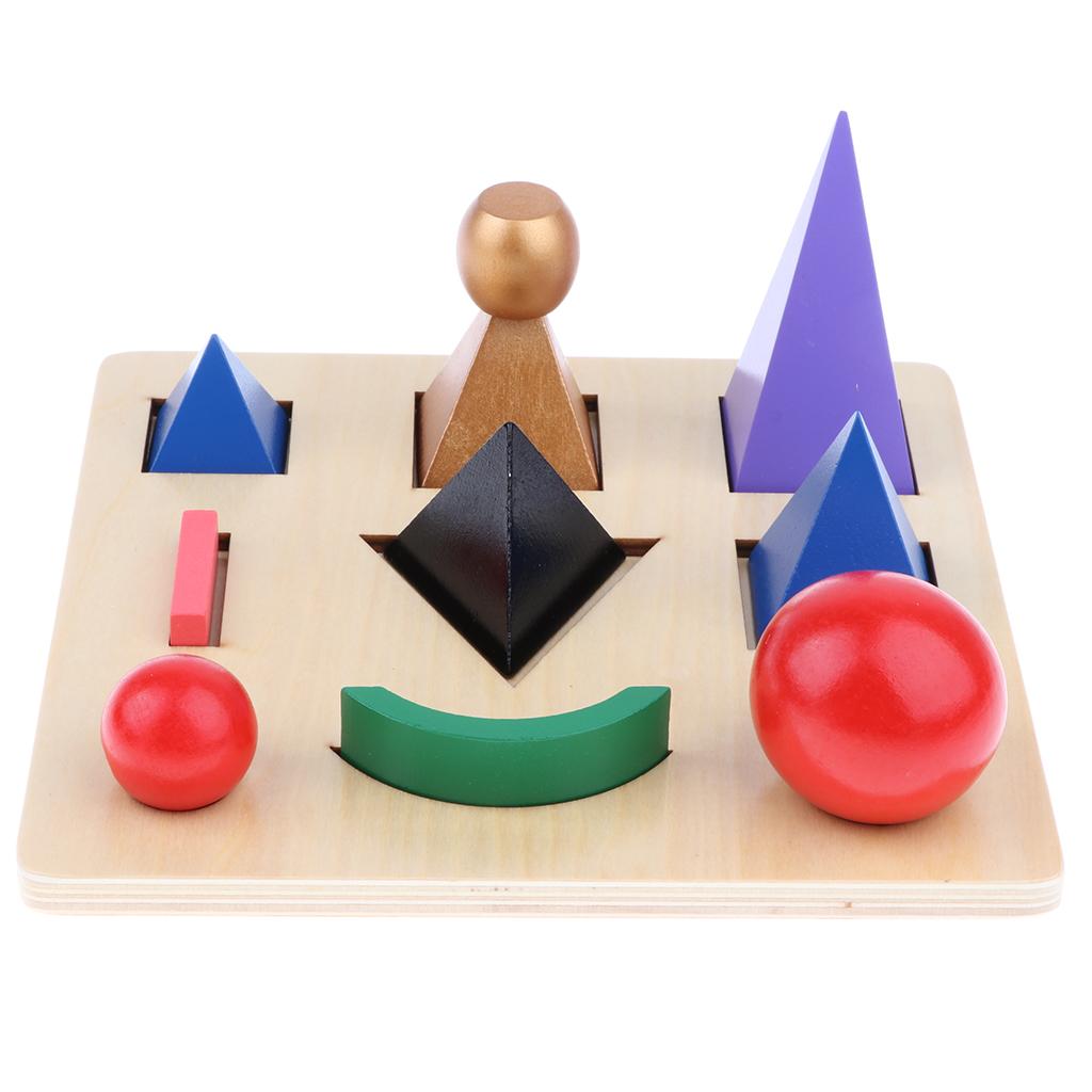Language Montessori Material - Solid Grammar Symbols with Cut-Out Tray Toy