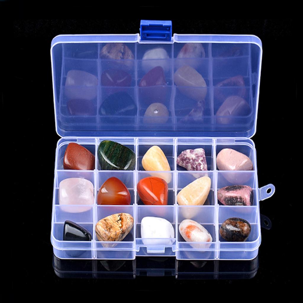 Geology Science Kit - Rock and Mineral Collection in Clear Collection Box