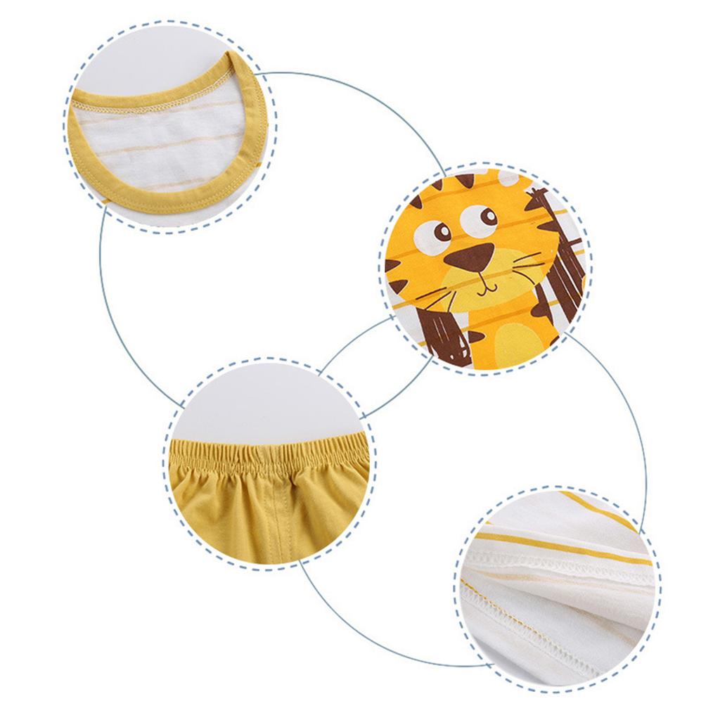 Toddler Girl Sleeveless Outfits Pants Shorts Set Clothes Style1 100-110cm