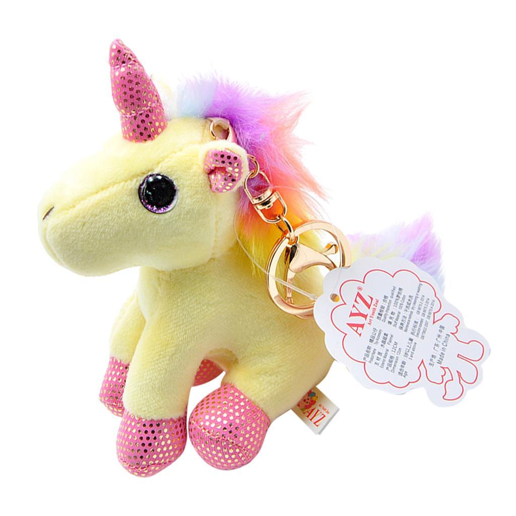 Cute Unicorn Plush Stuffed Keychain Keyring for Girls Cute Unicorn Plush Stuffed Keychain Keyring for Girls