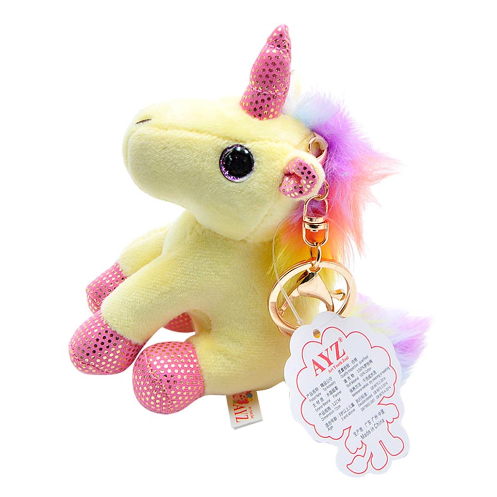 Cute Unicorn Plush Stuffed Keychain Keyring for Girls Cute Unicorn Plush Stuffed Keychain Keyring for Girls