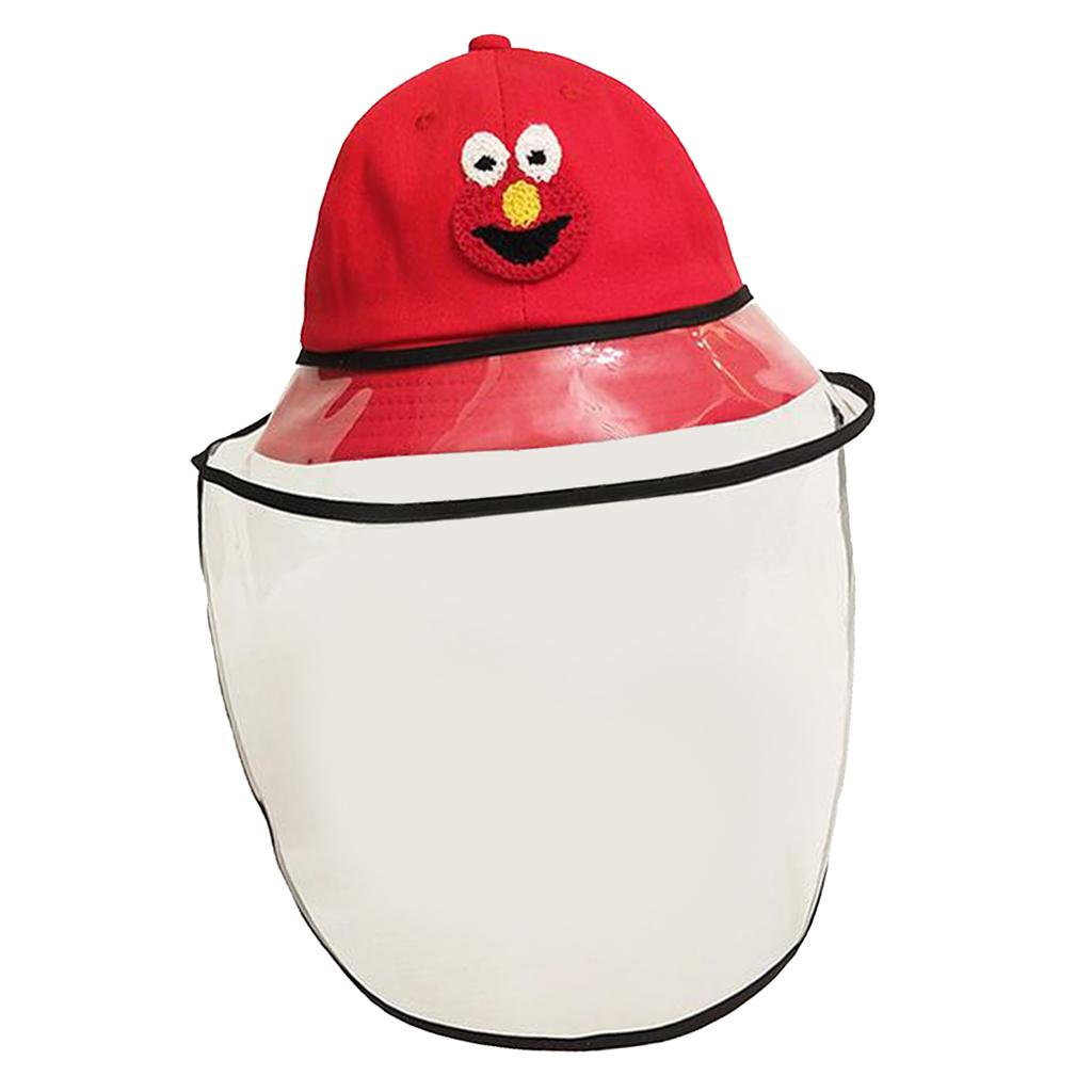 2Pack Baby Double Protection Hat with Face Cover Dustproof Anti-Spitting