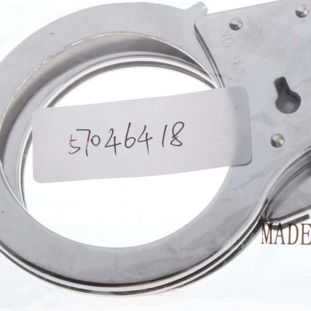 Police Hand Cuffs With Keys Children Pretend Play Toy Cosplay Police Tools