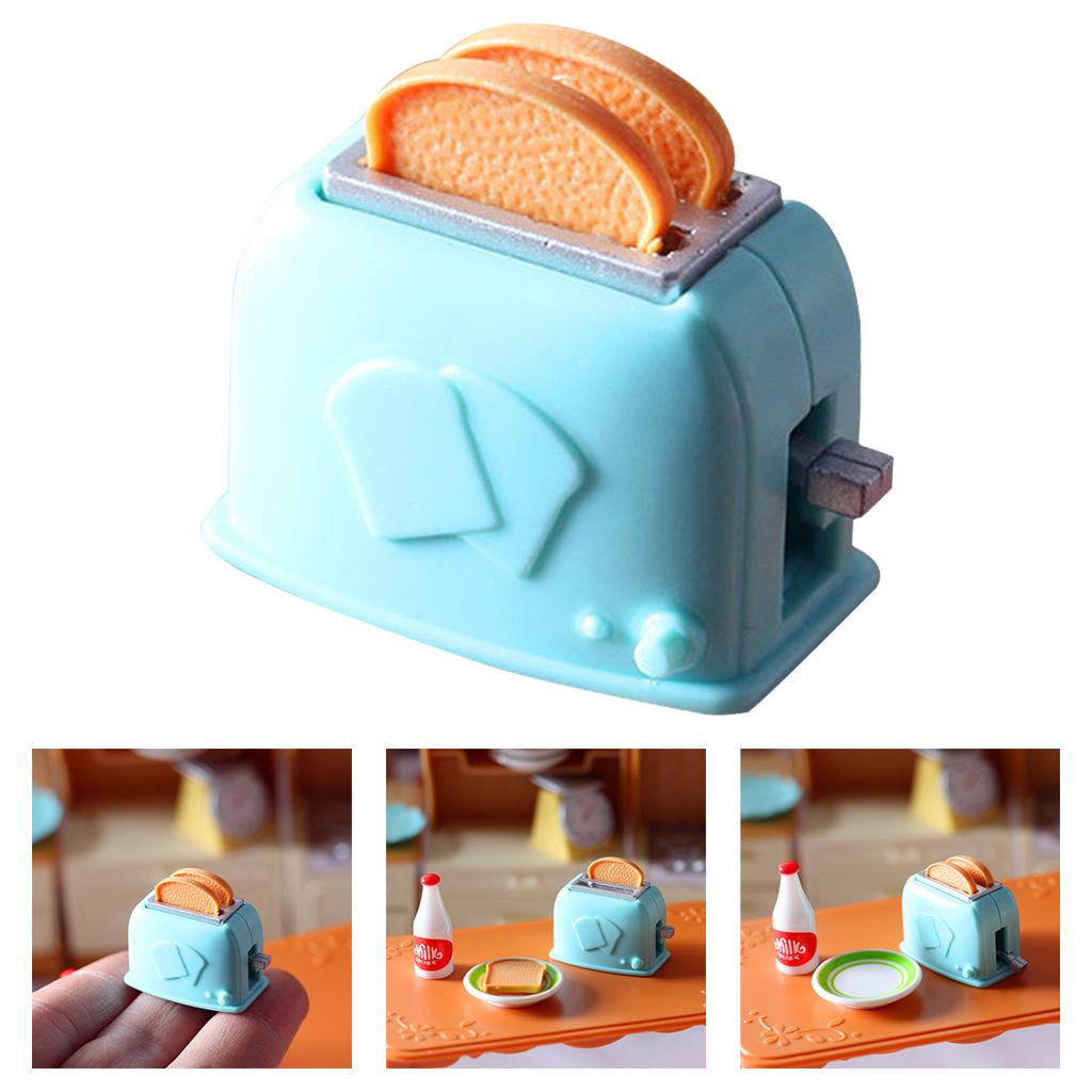 1:12 Dollhouse Kitchen Appliance Mini Cookware Miniaturess Accessory Toaster