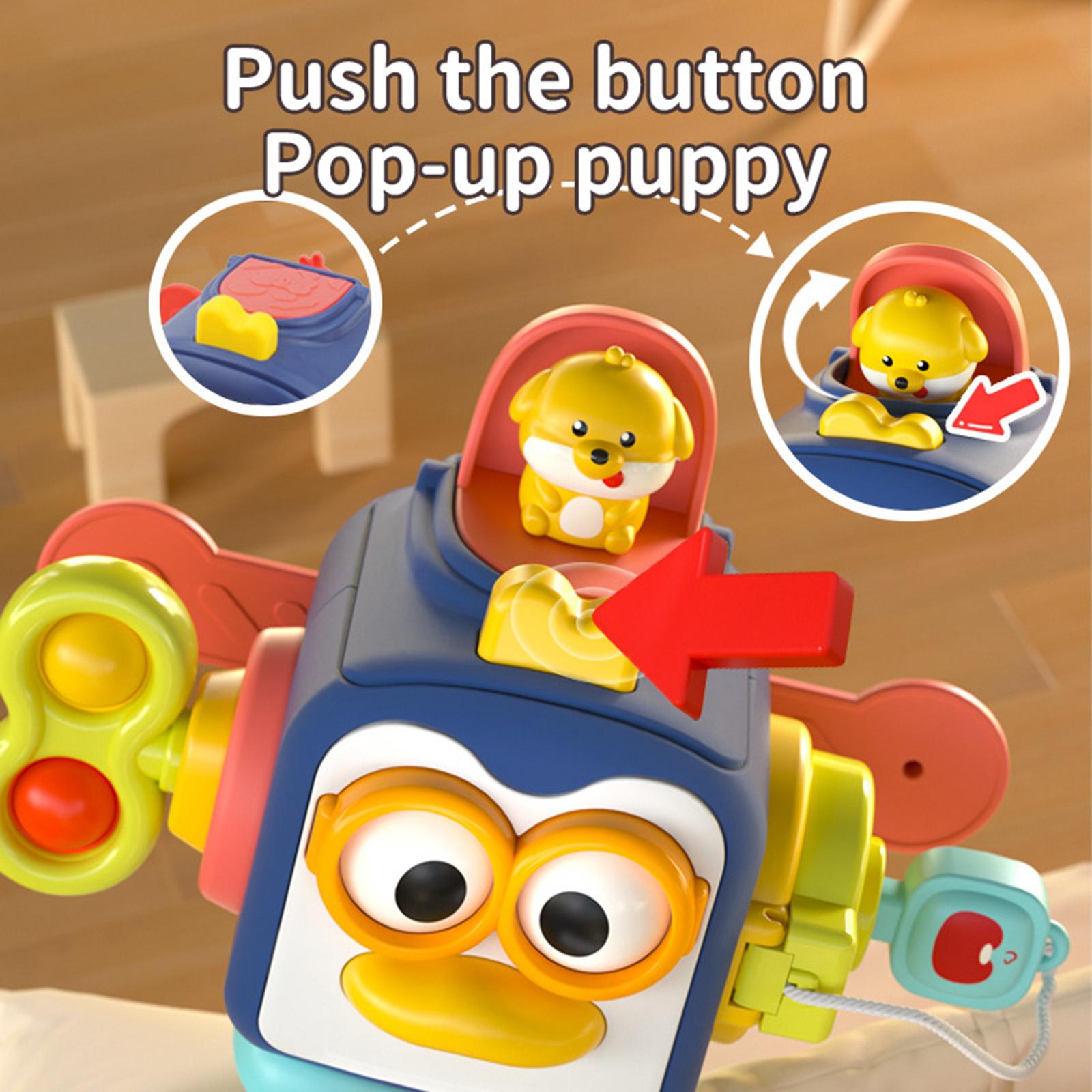 Baby Busy Ball Montessori Activity Cube for Preschool early Education