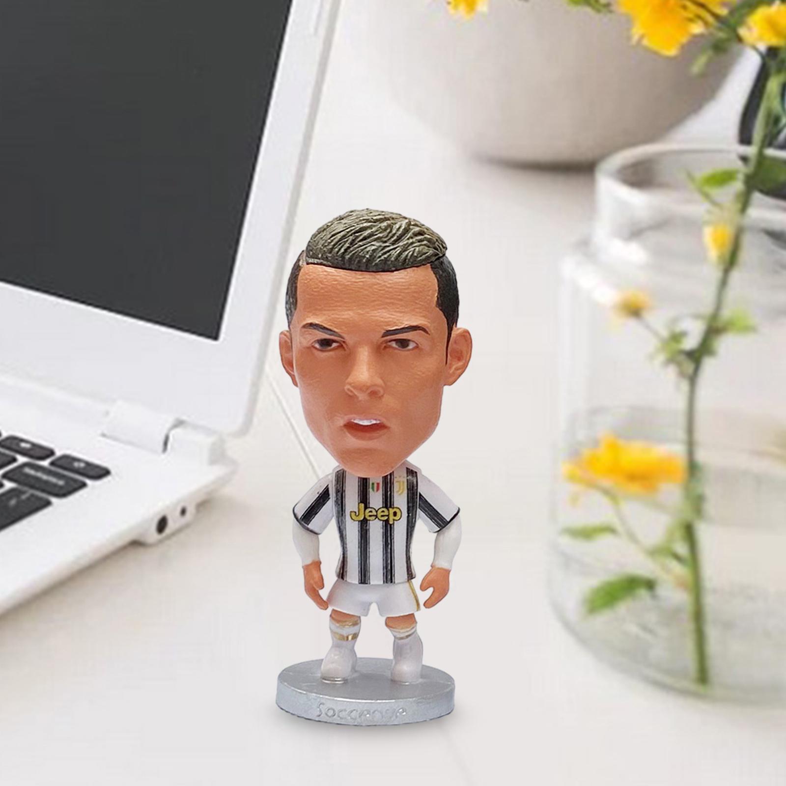 Football Player Figurine Collection Sculpture for Tabletop Bookshelf Wedding Style B