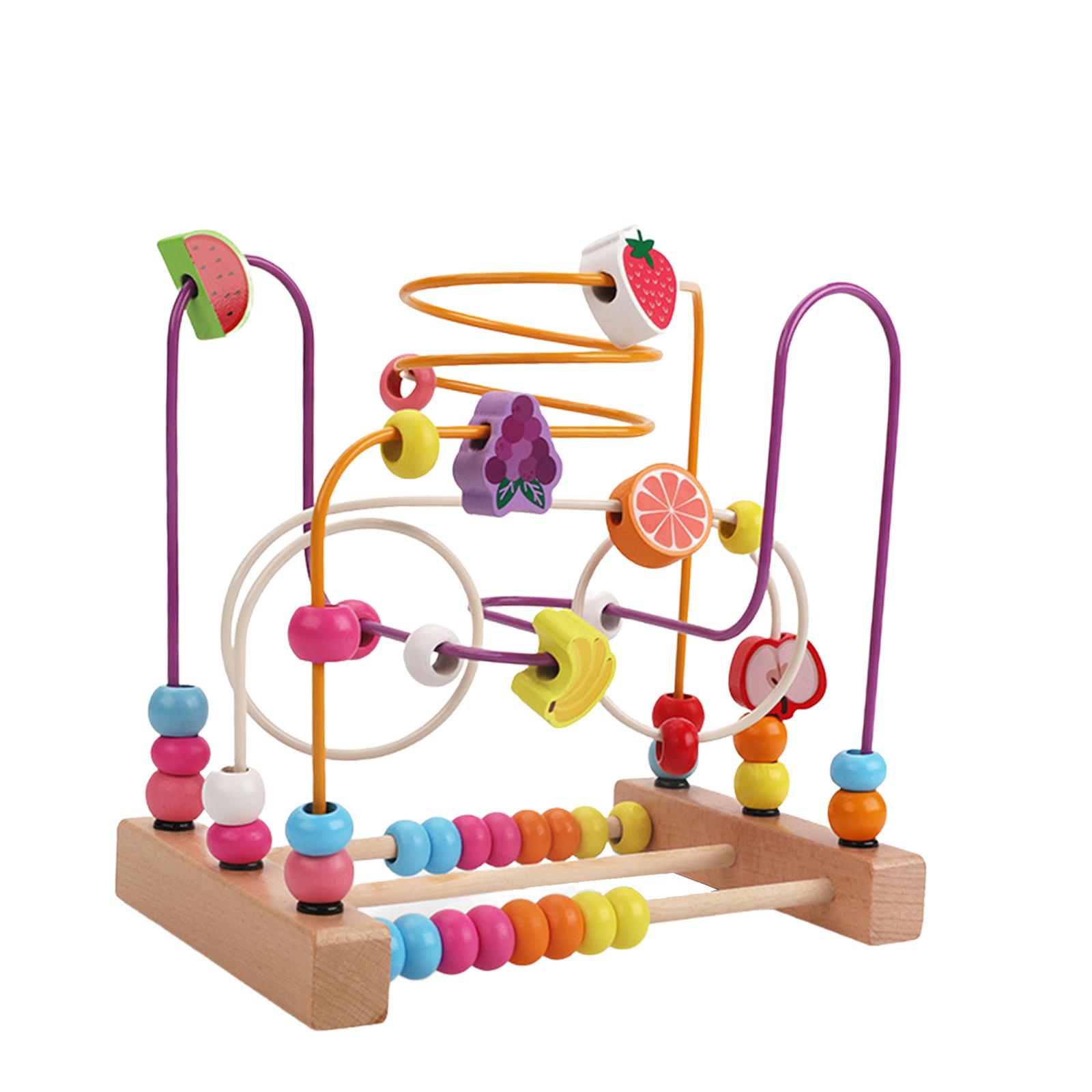 Wooden Bead Maze Toy