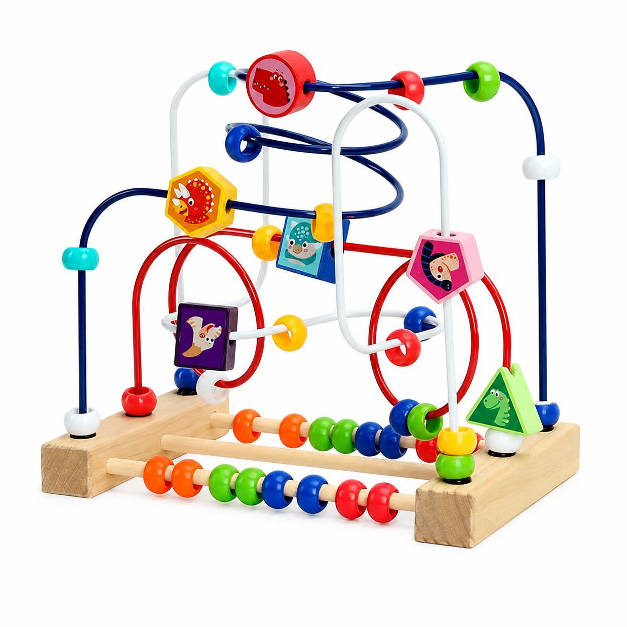 Wooden Bead Maze Animal And Ocean Theme