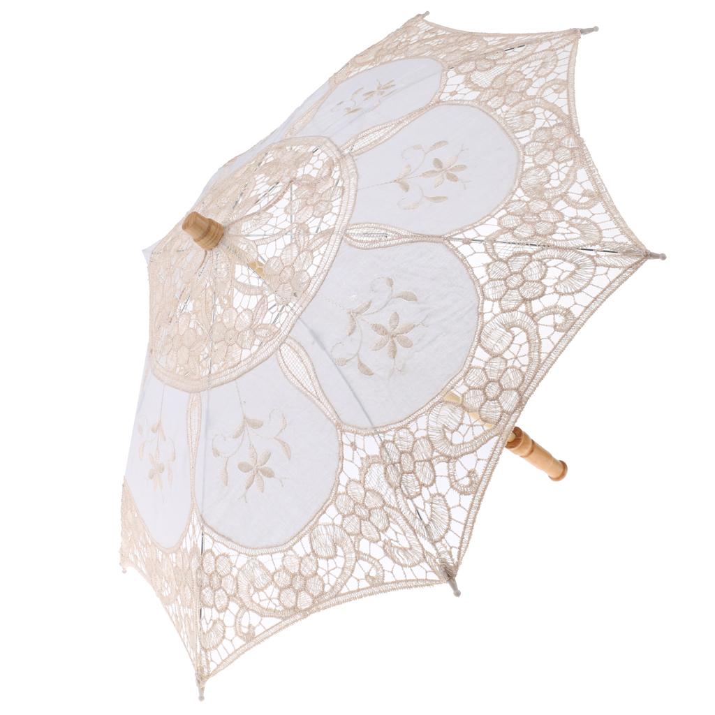 Handcraft Mini Lace Flower Umbrella Parasol Page Boy Wedding Party