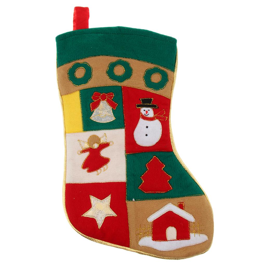 Christmas Socks Gift Bags Santa Socks Christmas Decorations Red