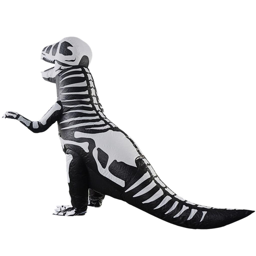 Inflatable Dinosaur Suit Fancy Dress Costume Jumpsuit Outfit Photo Props