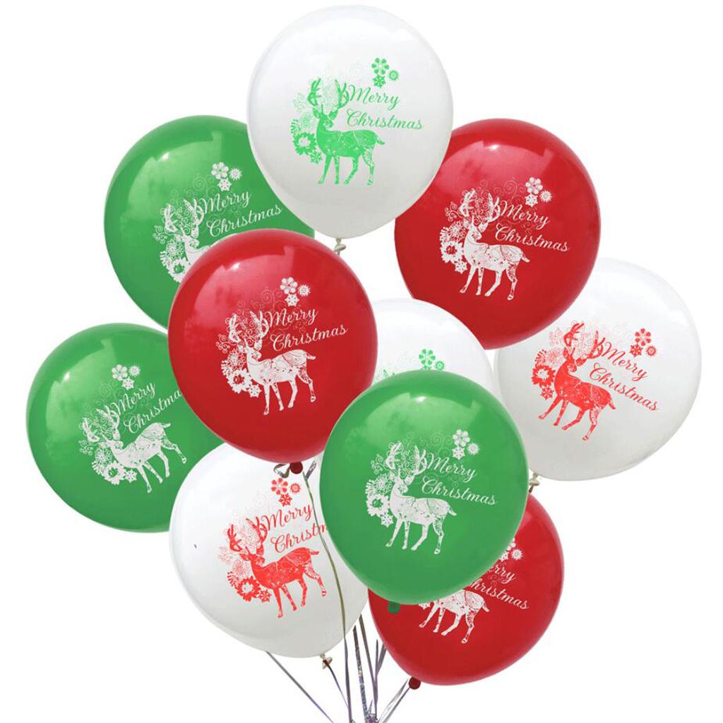 Merry Christmas Party Foil Balloon Bunting Garland Banner Kits