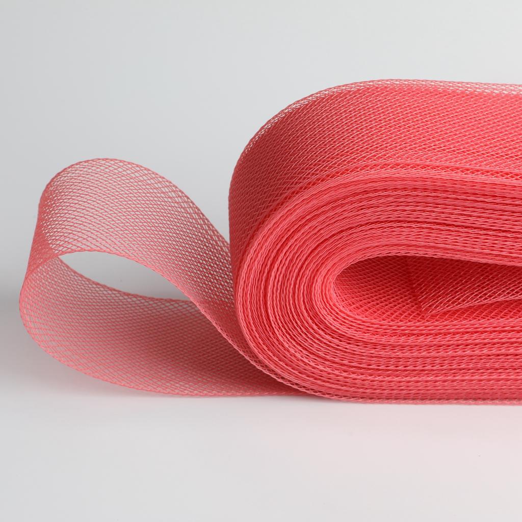 2 Rolls 50 Yards 2 inch Wide Polyester Crinoline Horsehair Braid