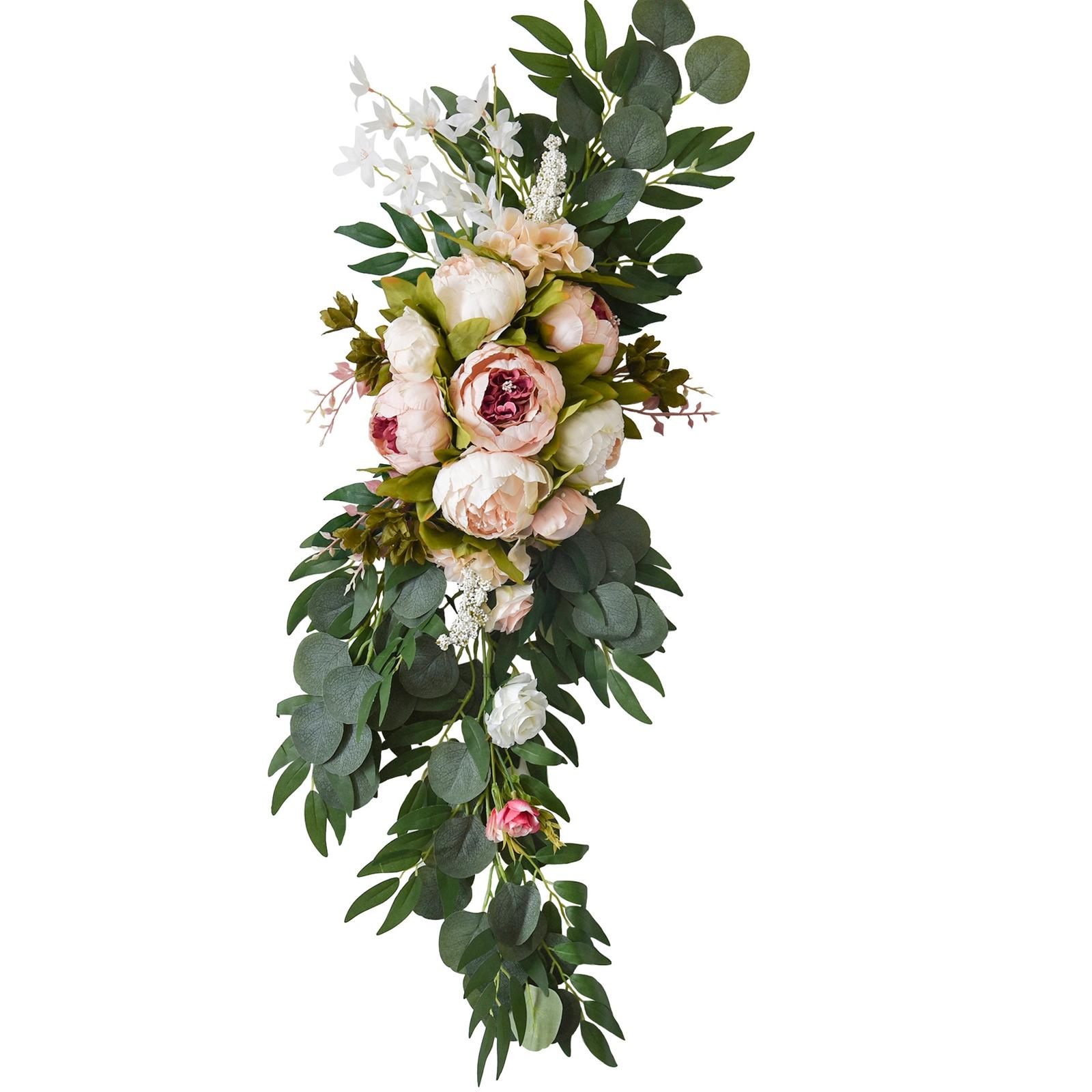 3xWedding Arch Flower Artificial Floral for Wedding Party Ceremony Holiday