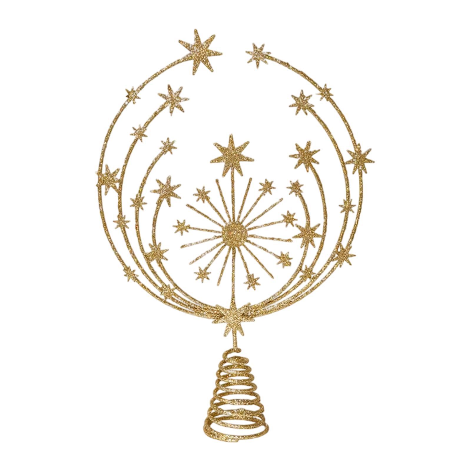 Christmas Tree Topper Gold Stars