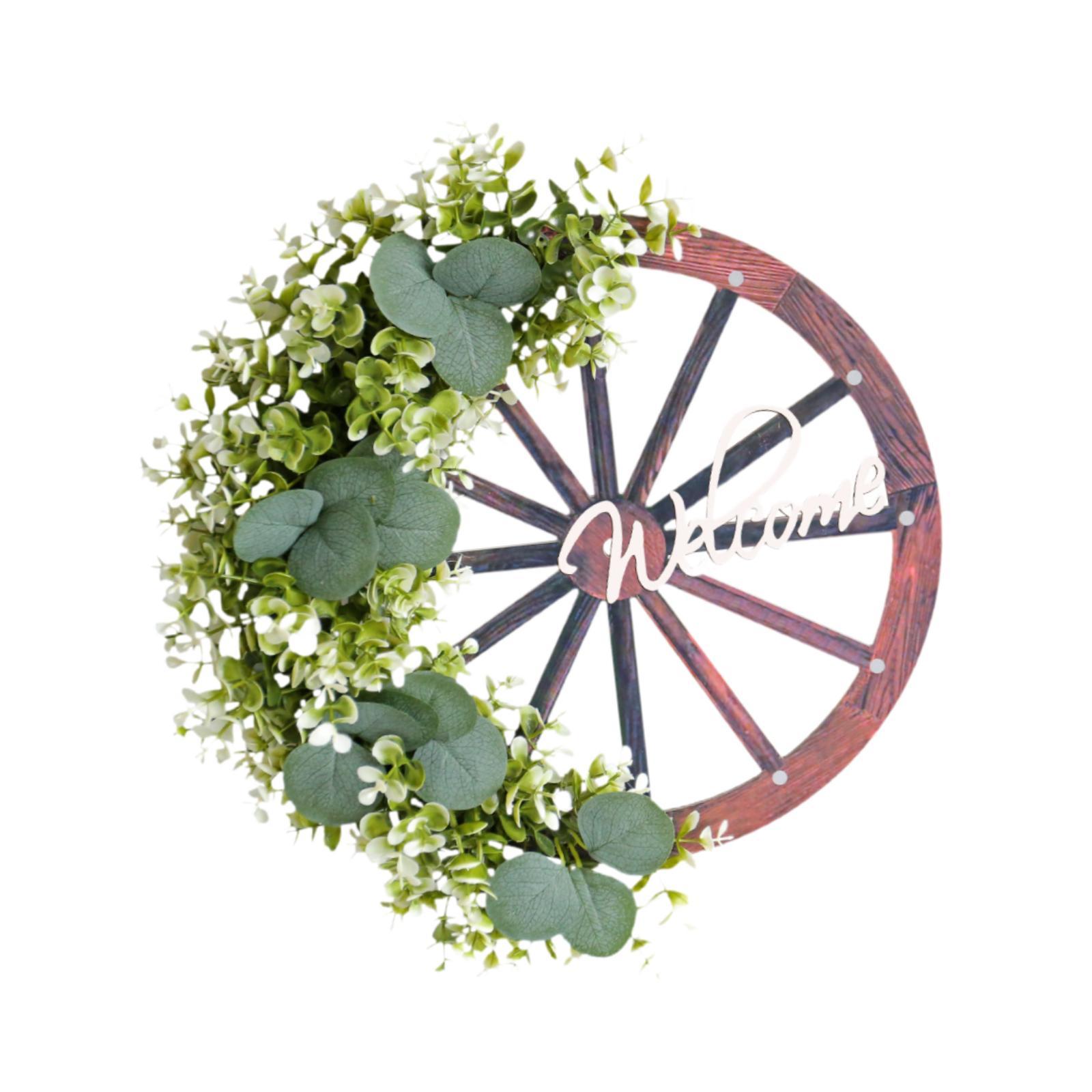 Wagon Wheel Wreath