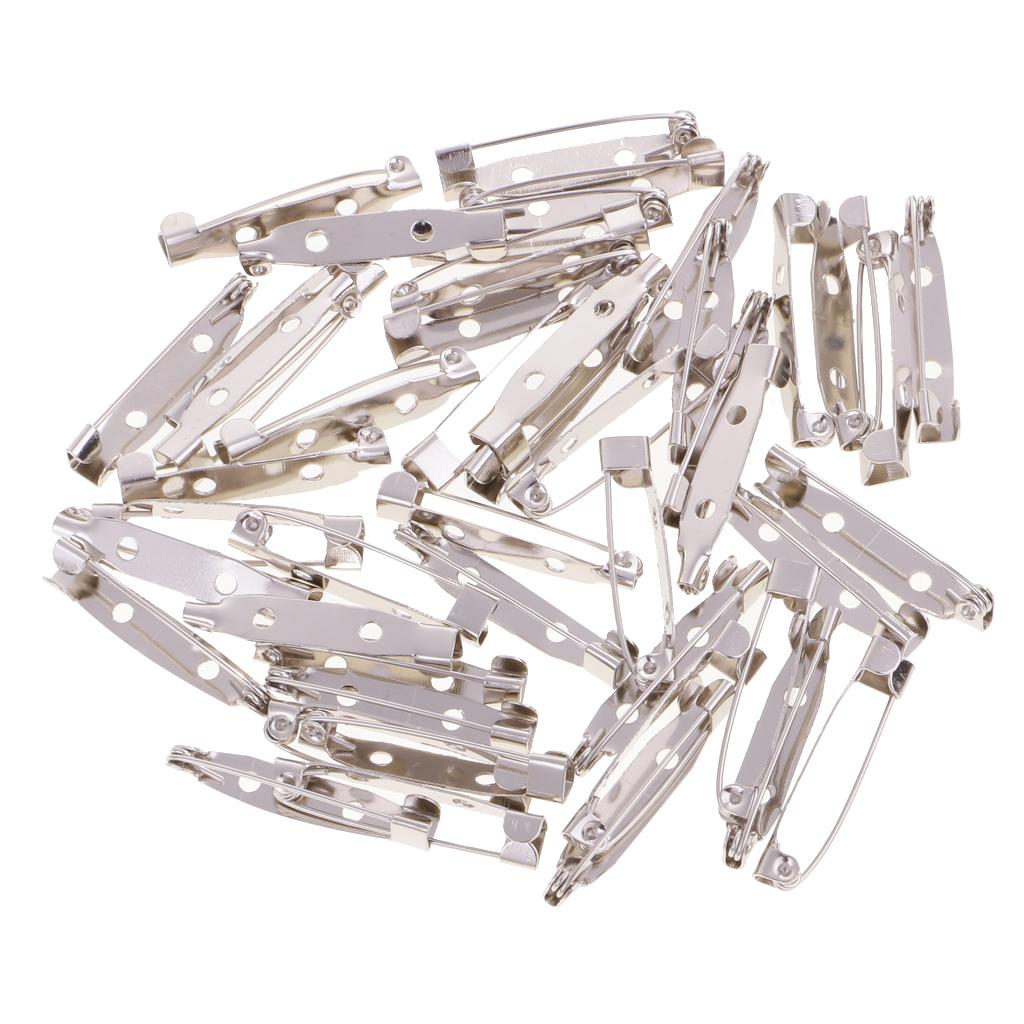 Metal Bar Pins 100 Pieces