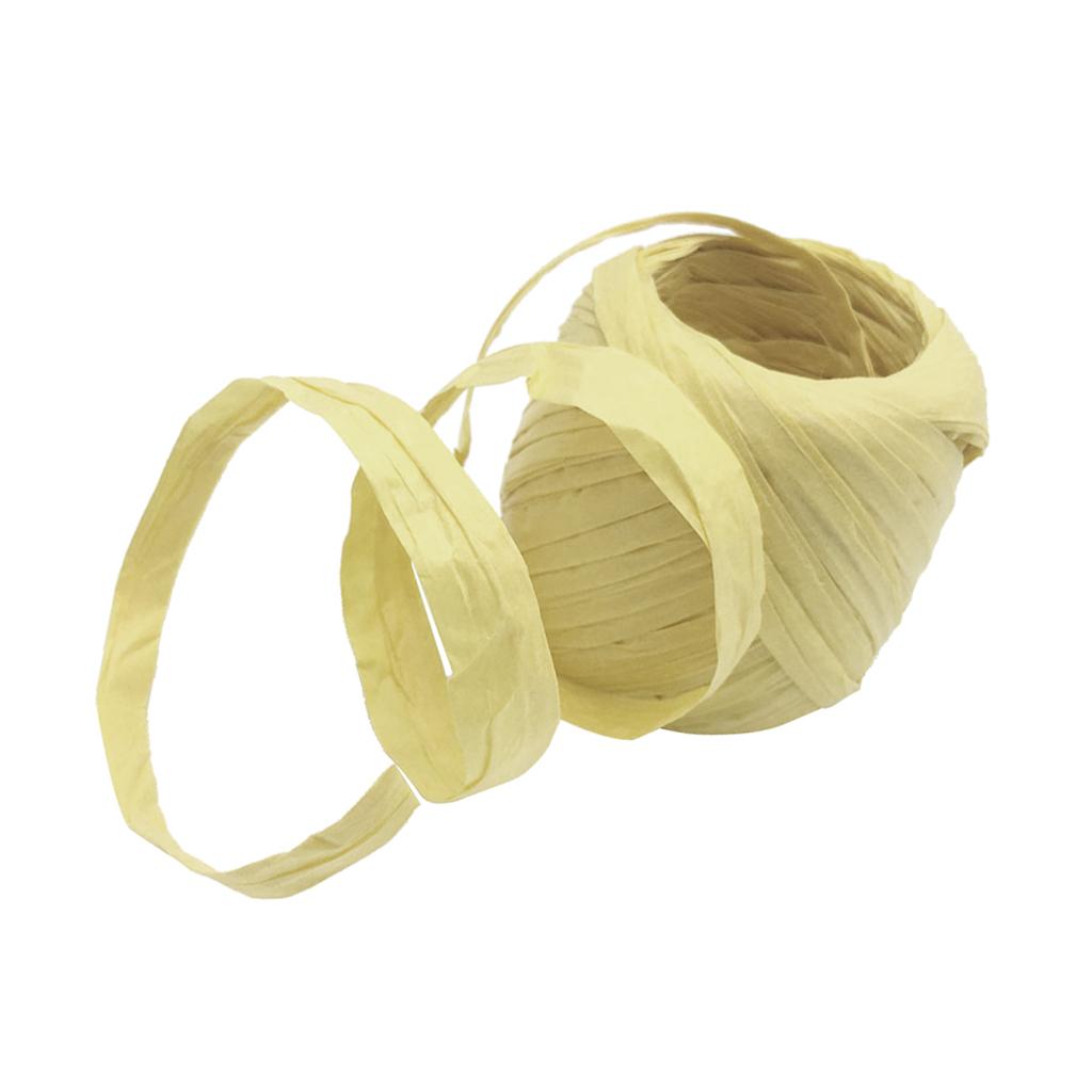 Bander Bastel Kunstlerbedarf 20m Raffia Paper Ribbon 13 Colors