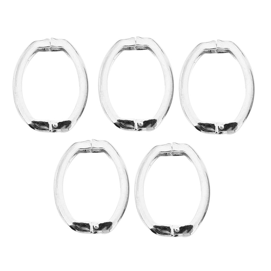 Snap Clip Keyring Buckle Silver