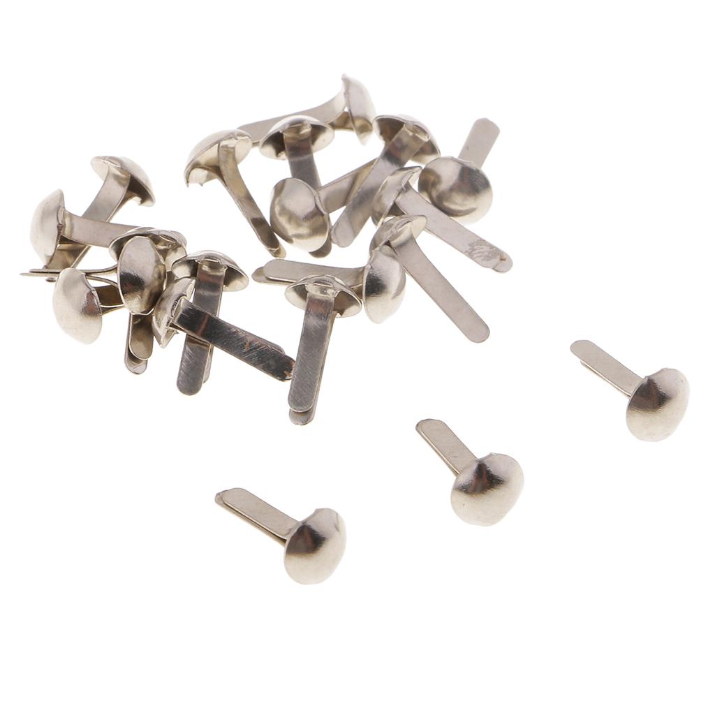 200pcs Mini Metal Brads Paper Fastener for Kids Cardmaking Scrapbook 4