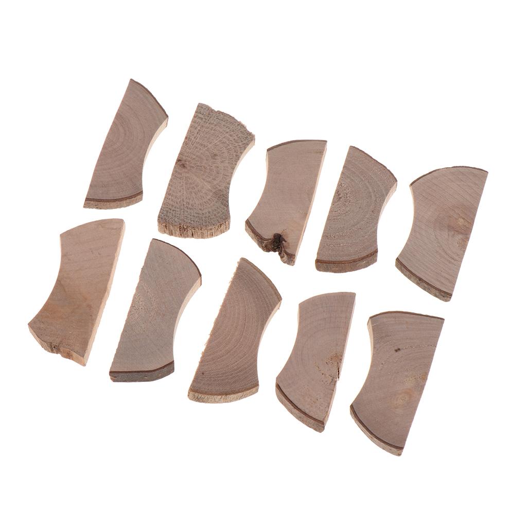 10/20Pieces Unfinished Round Wooden Shapes Wood Slices DIY Crafts 4-5cm