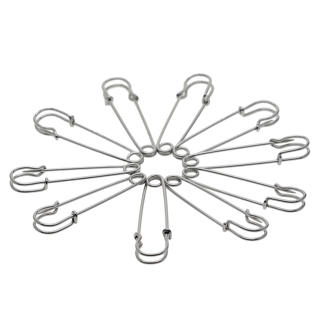 20x Safety Pins Large Steel Pin Pack Set Baby Nappy Bulk Sale 2/2.5