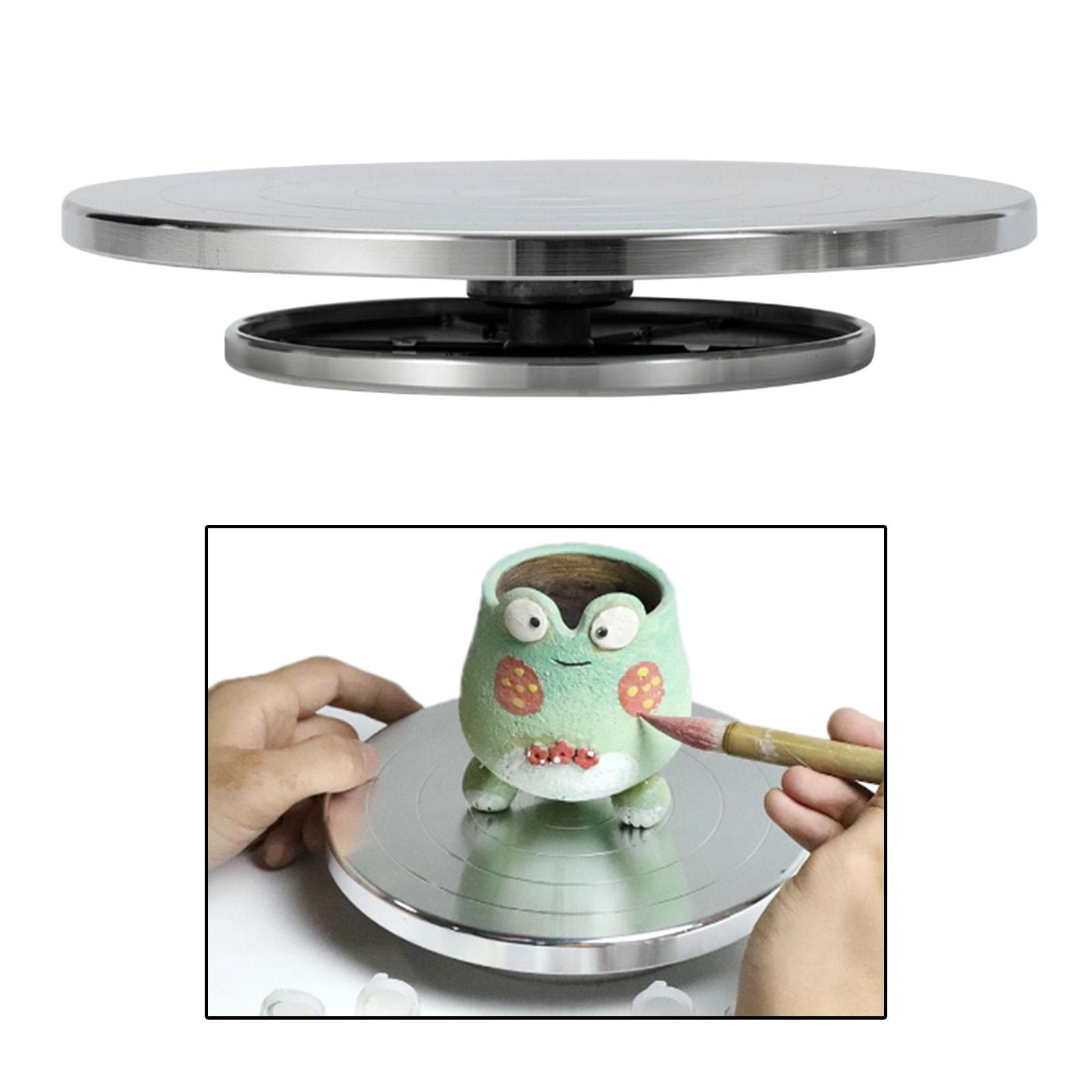 Pottery Banding Wheel Manual Forming Sculpting Turntable Ceramic Clay Crafts 30cm