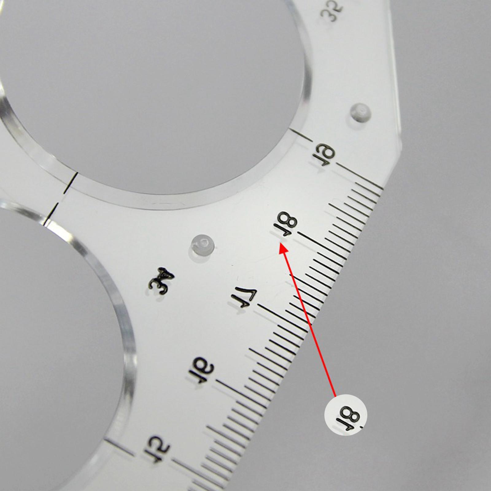 Architectural Circle Template Drafting Tool for School Building Formwork