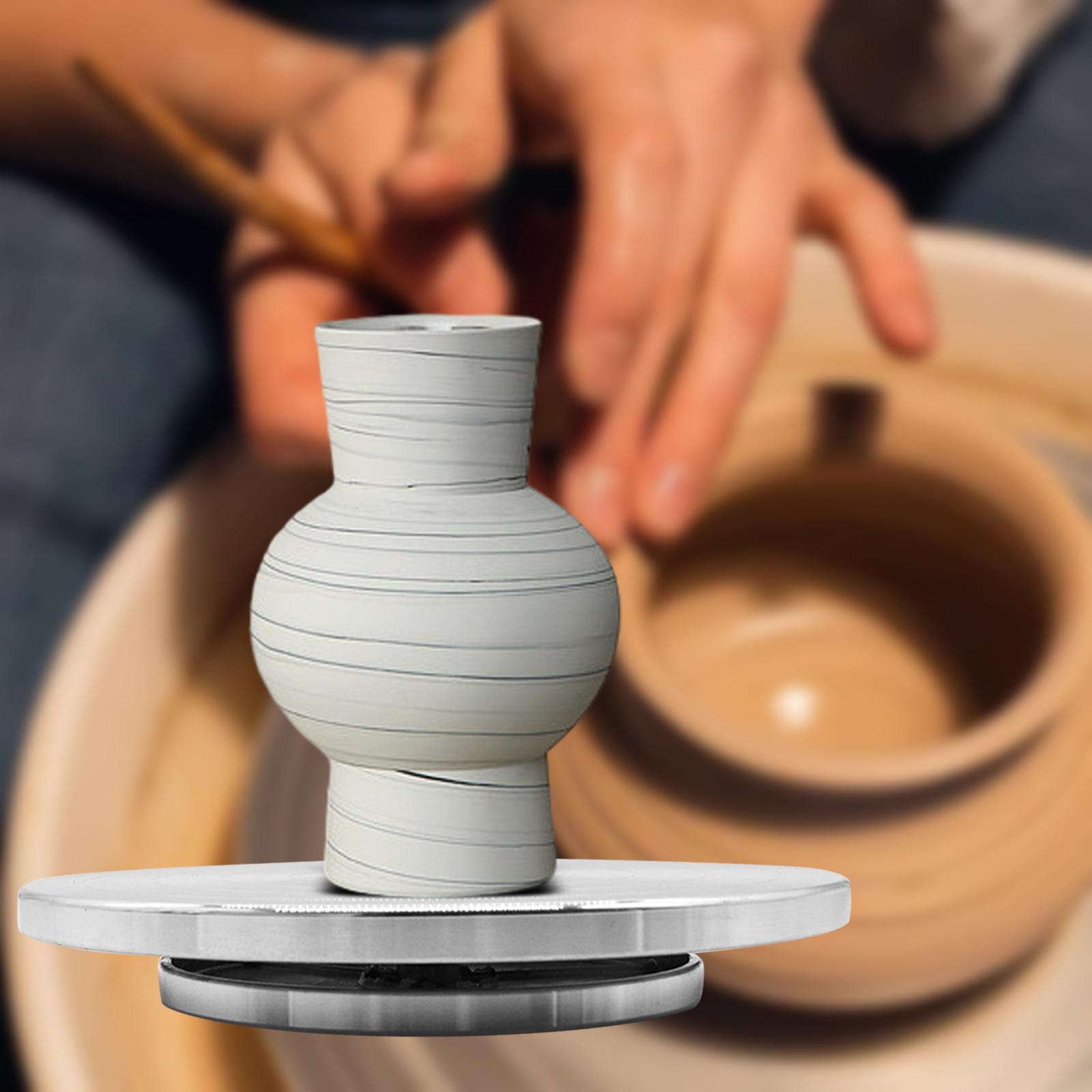 Sculpting Wheel Turntable Clay Pottery Repair Figurine Making Paint Spraying 30cmx20cm