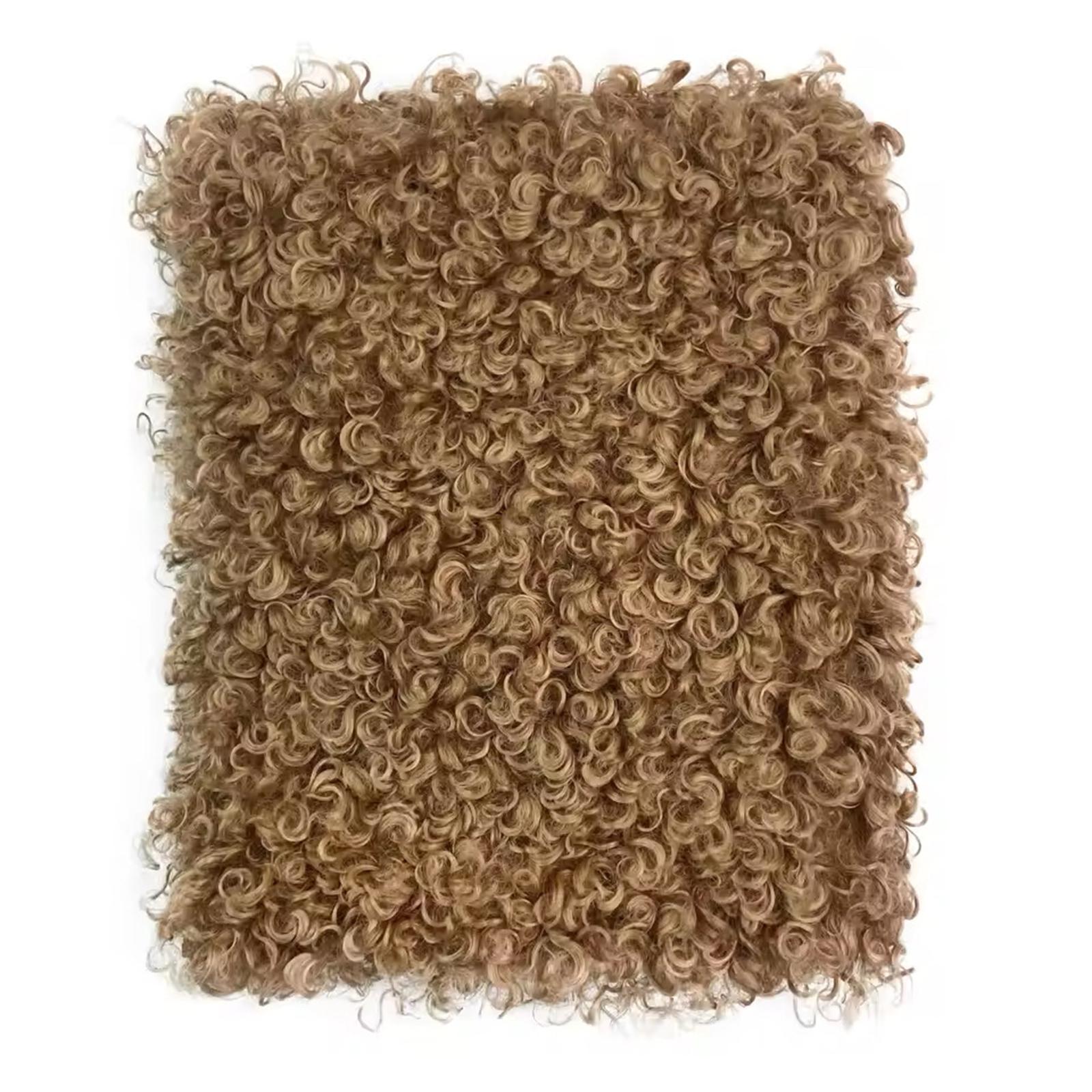 Curly Fabric Camel
