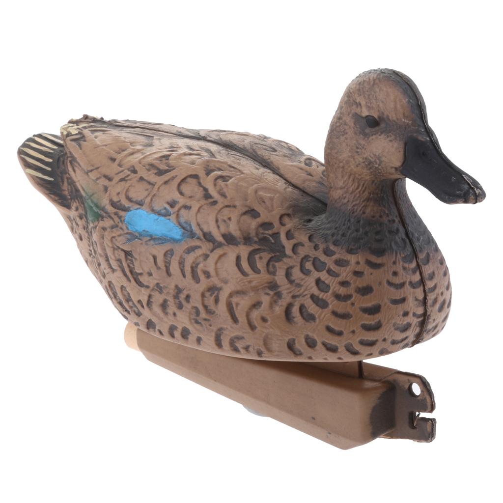 2xWater Floating Animal Ornament Hunting Decoy Yard Scarecrow 28cm Female Duck