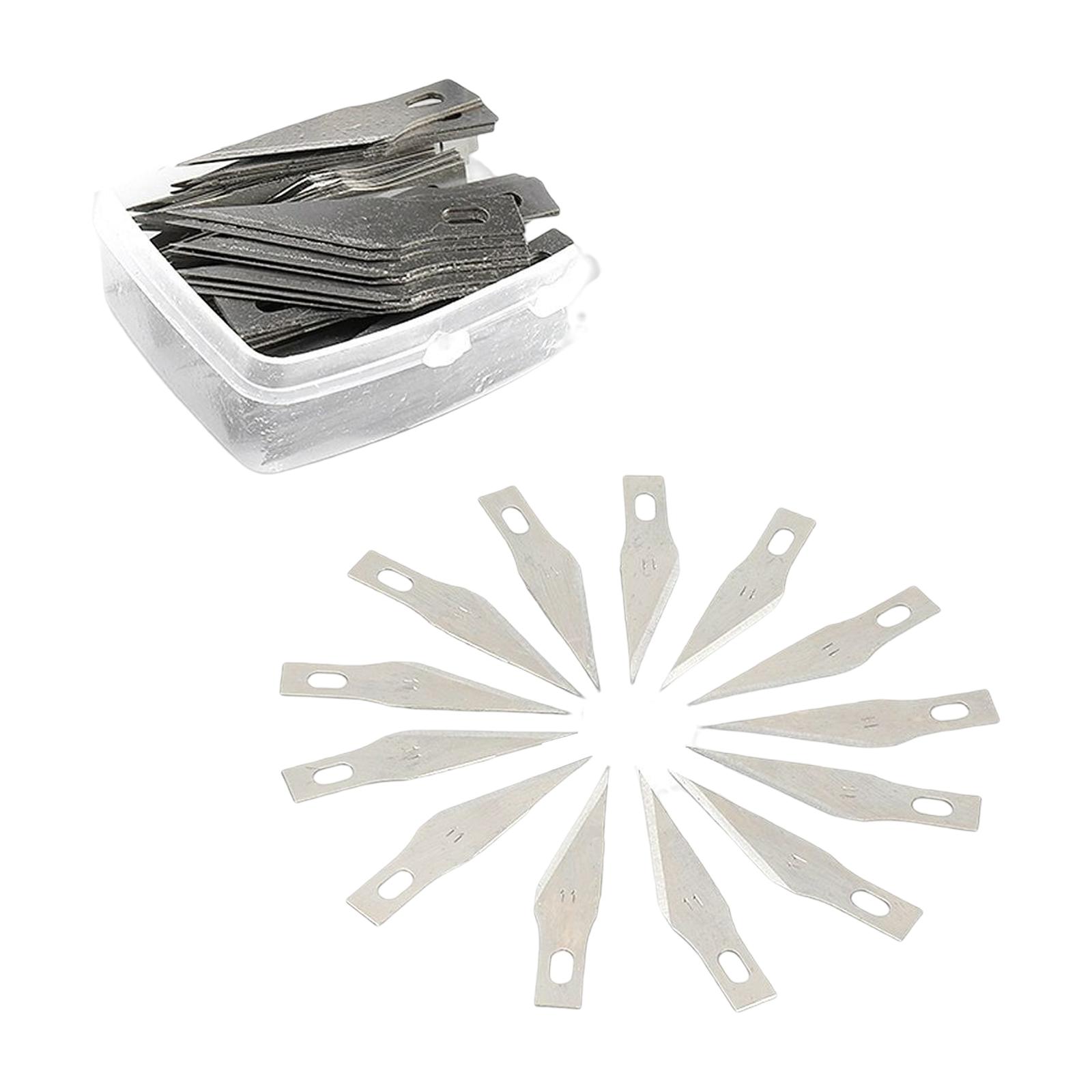 Handmade Engraving Blades Wood Carving Tools for Hobby Toys Repair 50pcs