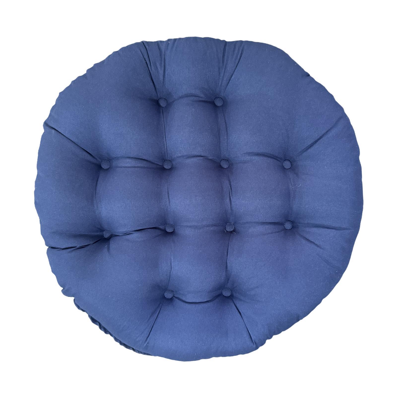 Round Chair Cushion Navy