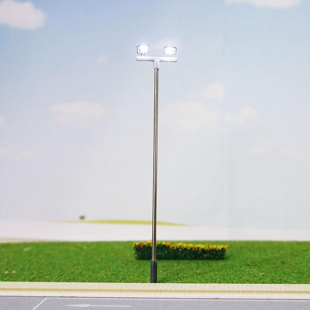 5pcs Metal Pole Street Lights OO/HO Gauge Train Railroad Diorama Scenics eBay