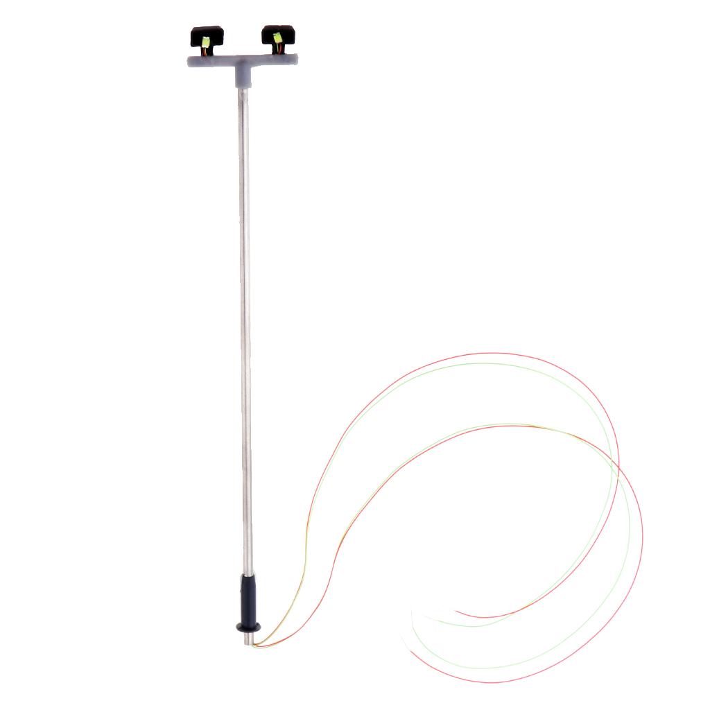 5pcs Metal Pole Street Lights OO/HO Gauge Train Railroad Diorama Scenics eBay