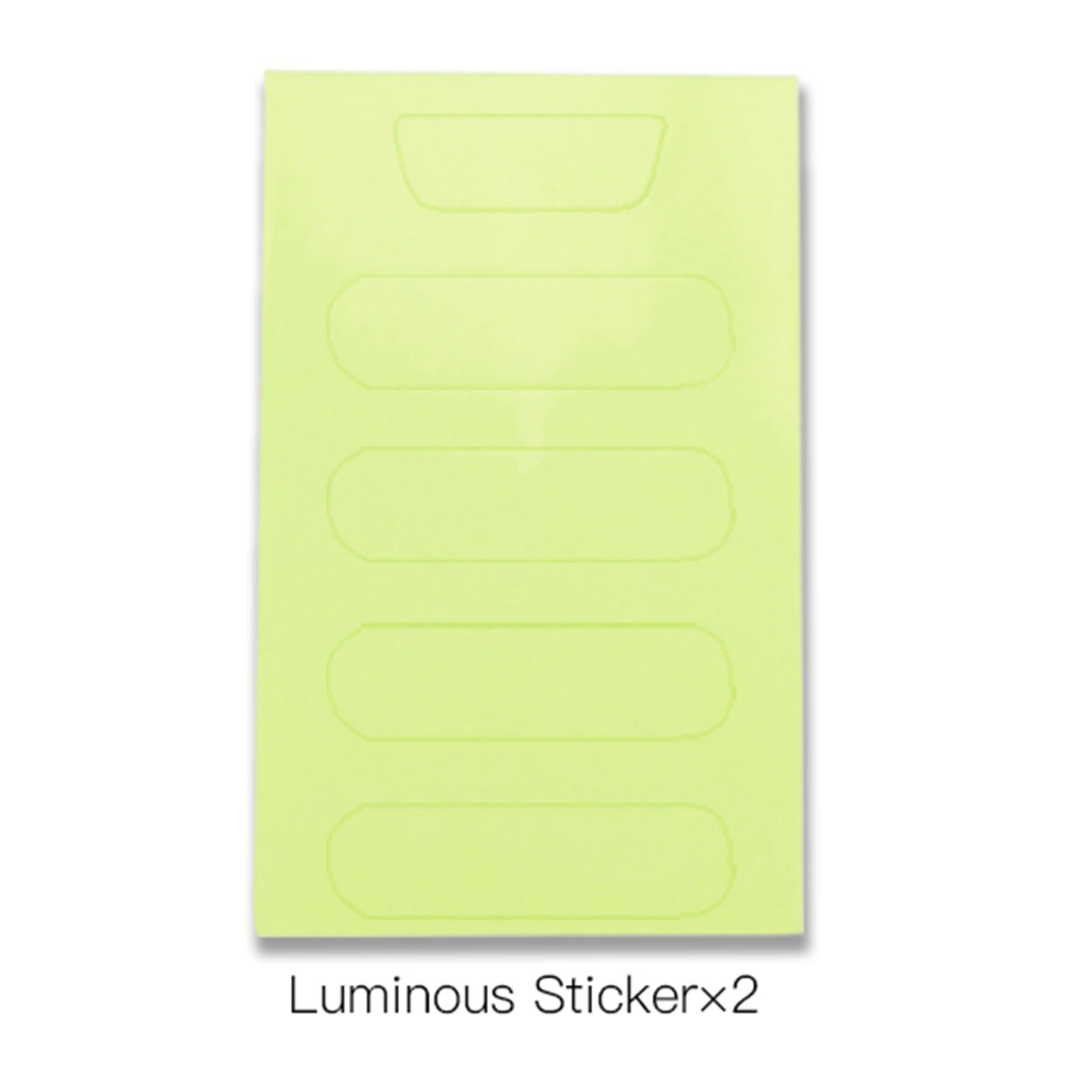 2x Fluorescent Sticker Mini Luminous Decals Night Light Drone Mini Sticker