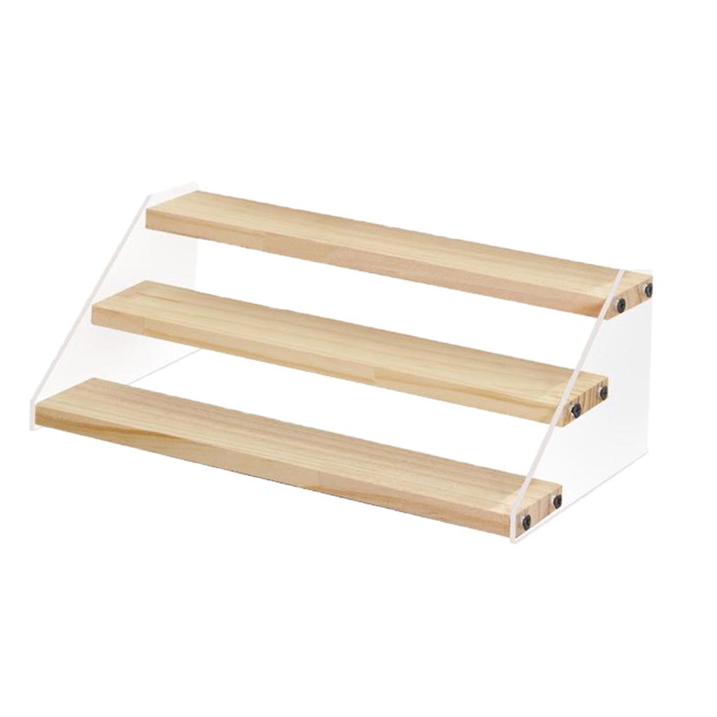 Acrylic Cupcake Display Stand Collection Organizer Desserts Holder 3 Layers