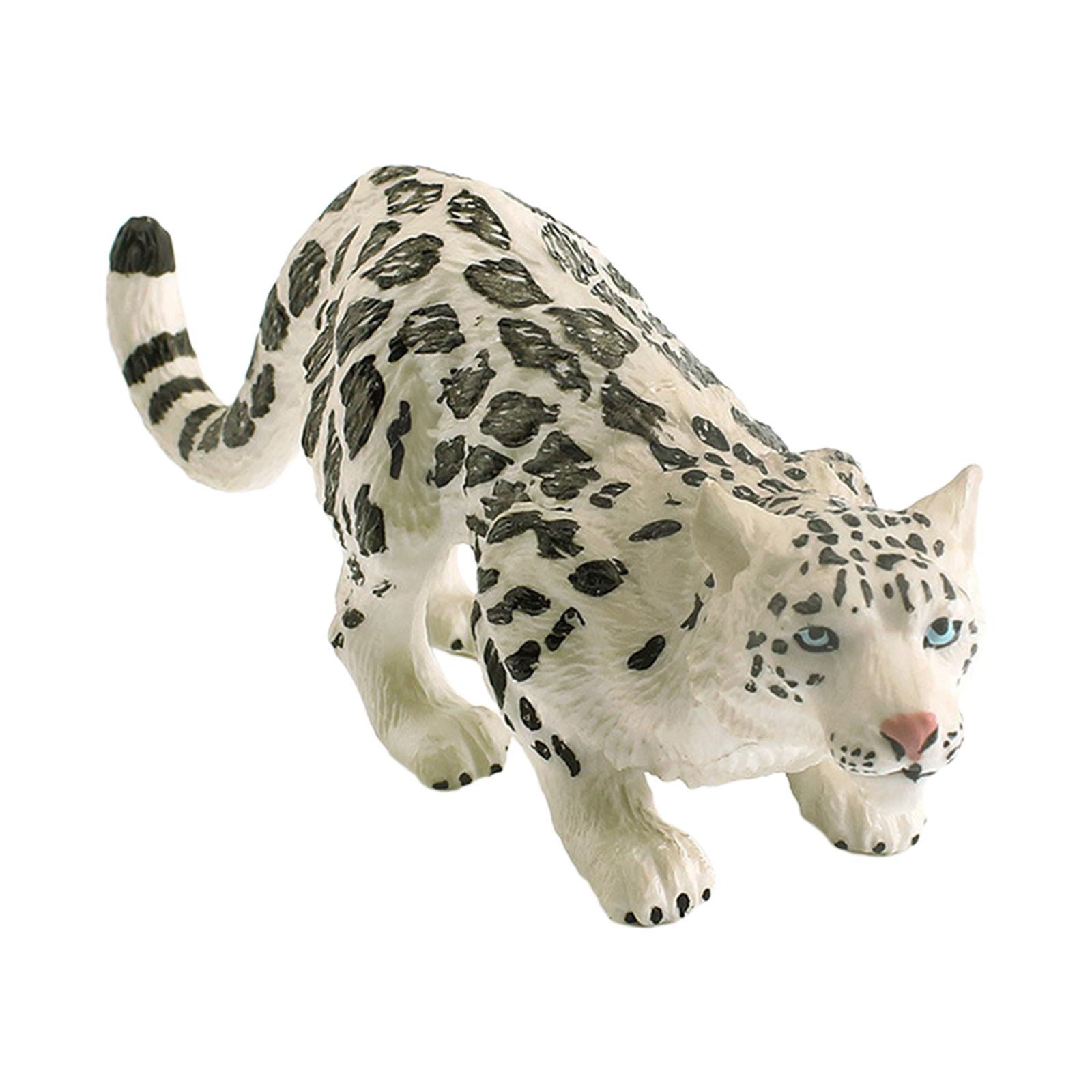 Snow Leopard Animal Statue
