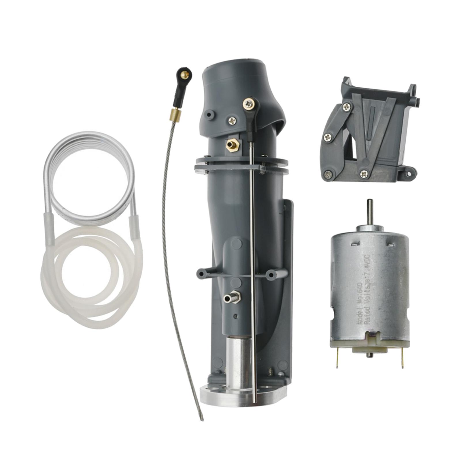 RC Boat Jet Pump Accessory Boat Water Pusher for RC Jet Boat Parts DIY Gray